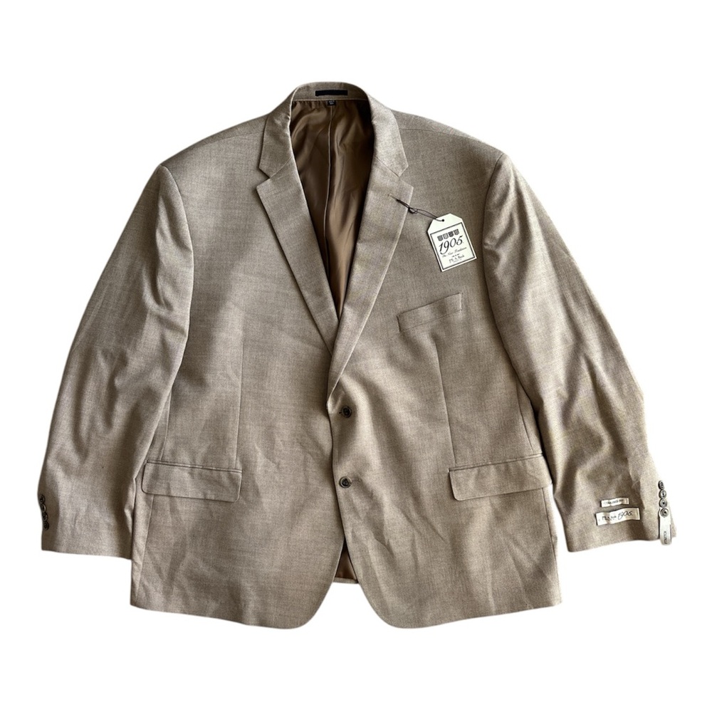 NWT Jos. A. Bank 1905 Tan Blazer 56R 51W Big & Tall Sport Coat Men’s Rare